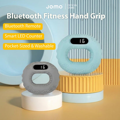 JOMO Smart Hand Grip Strengthener Bluetooth Remote LED Counter 蓝牙连接握力器 | JOMO Singapore