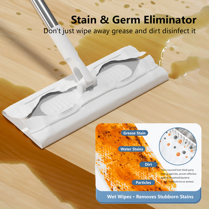 Disposable Cleaning Dry and Wet Wipes for Floor Peel and Toss Grease Duster