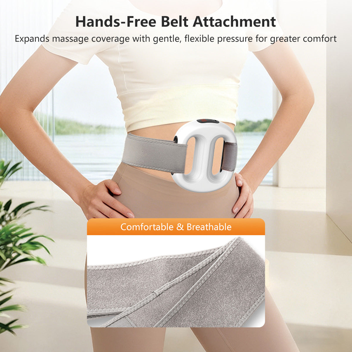 JOMO Heated Fascia Massage Ring Muscle Relaxation High-Frequency Vibration Hands Free Massager 筋膜环