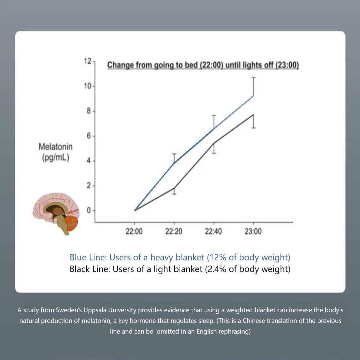 Thermal Gravity Head Wrap Weighted Steam Eye Mask USB 5V Heated Ultra-Soft Grey