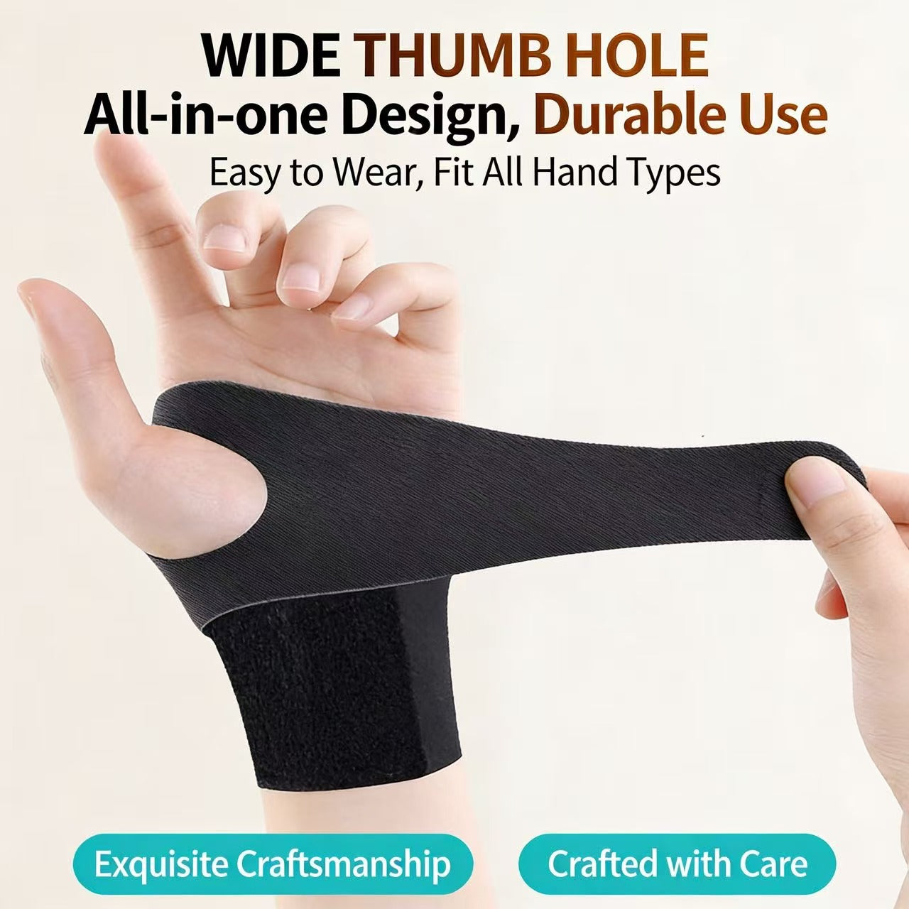 JOMO Compression Wrist Support Brace Breathable Adjustable Carpal Tunnel Pain Relief Mommy Thumb 护腕带