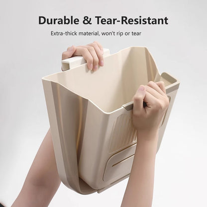 2-in-1 Hanging Foldable Garbage Bin 4L Dry and Wet Bins