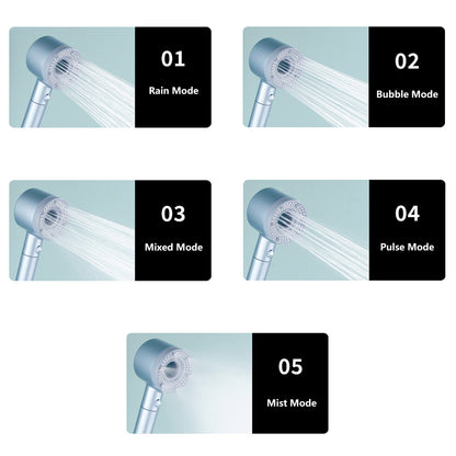 Filtered Pressure-Boosting Showerhead