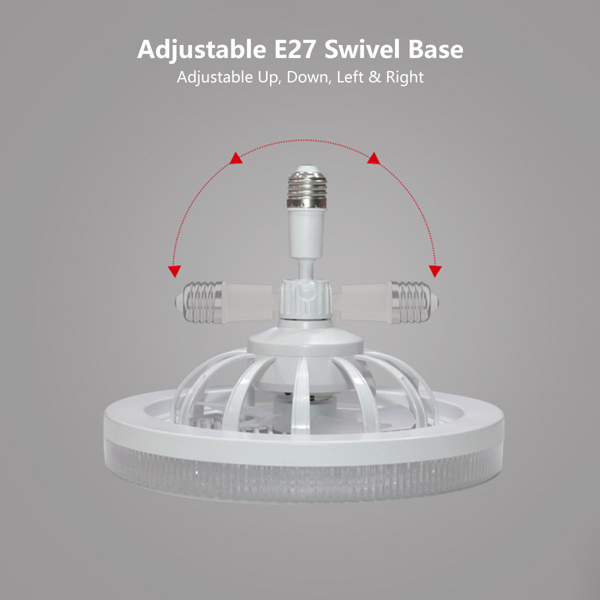 3-in-1 Ceiling Fan Light Aromatherapy Multi-Directional Fan Light Remote Control | Dimmable & Speeds