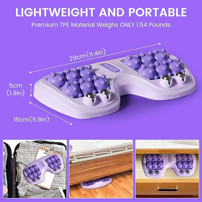 Foot Massager Roller Cat Paw Nodes Magnetic Reflexology Massage Relieve Stress Improve Circulation