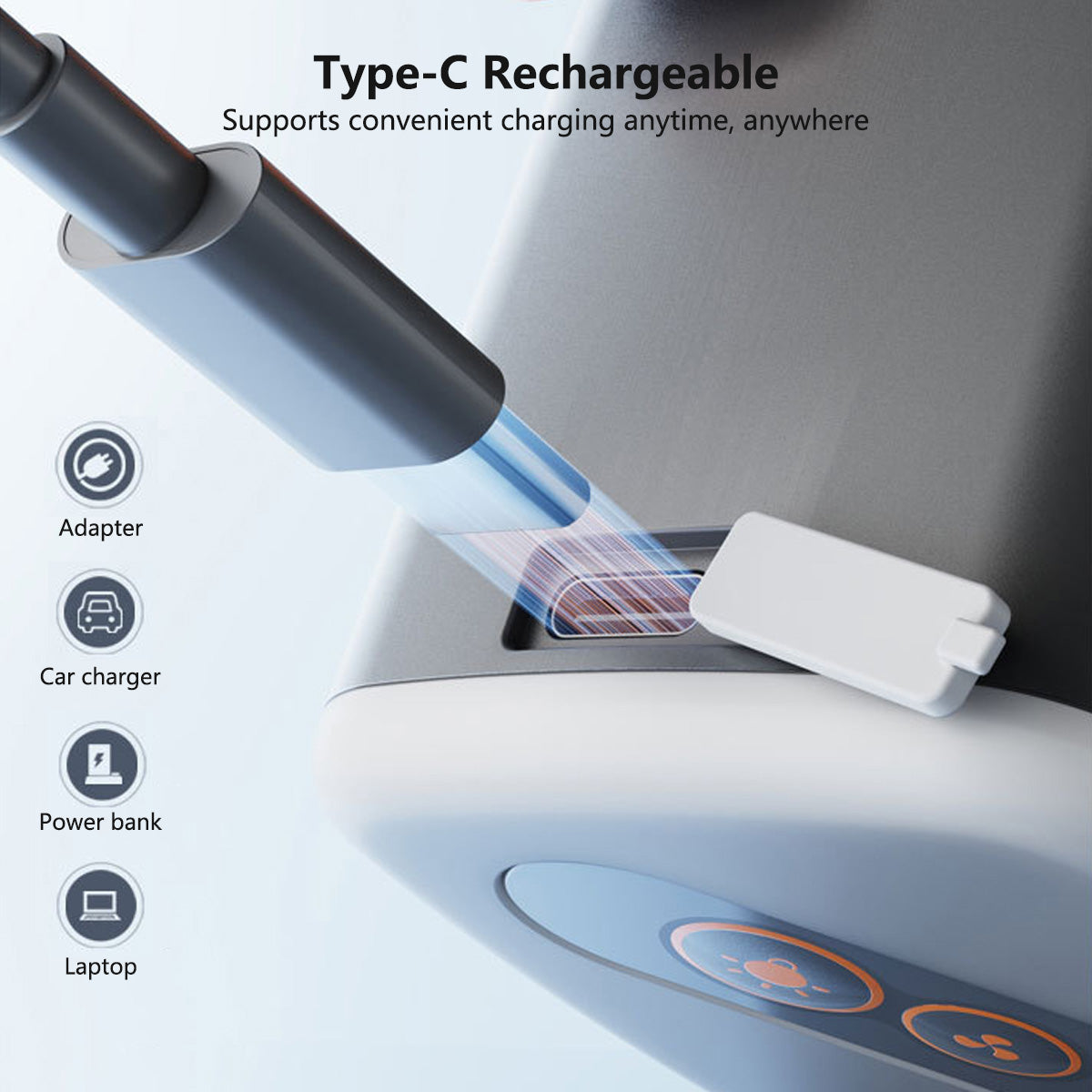 Multi-Function Air Pump Inflate & Deflate Lighting Portable Outdoor Camp Air Pump