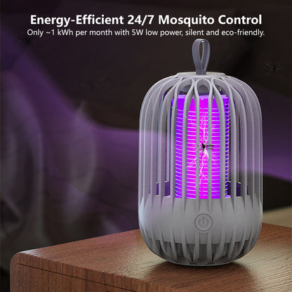 Birdcage LED Mosquito Lamp Mosquito Zapper with UV Light