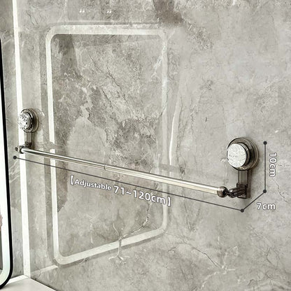 Adjustable Towel Rack  Drill-Free, 180° Rotating, Adjustable Wall-Mounted