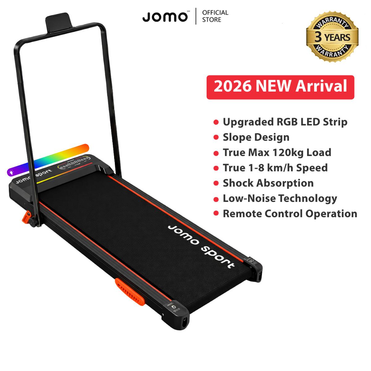 ✅2026 NEW✅JOMO Shock Absorption Treadmill Walking Pad Foldable Home Exercise Gym Fitness 跑步机