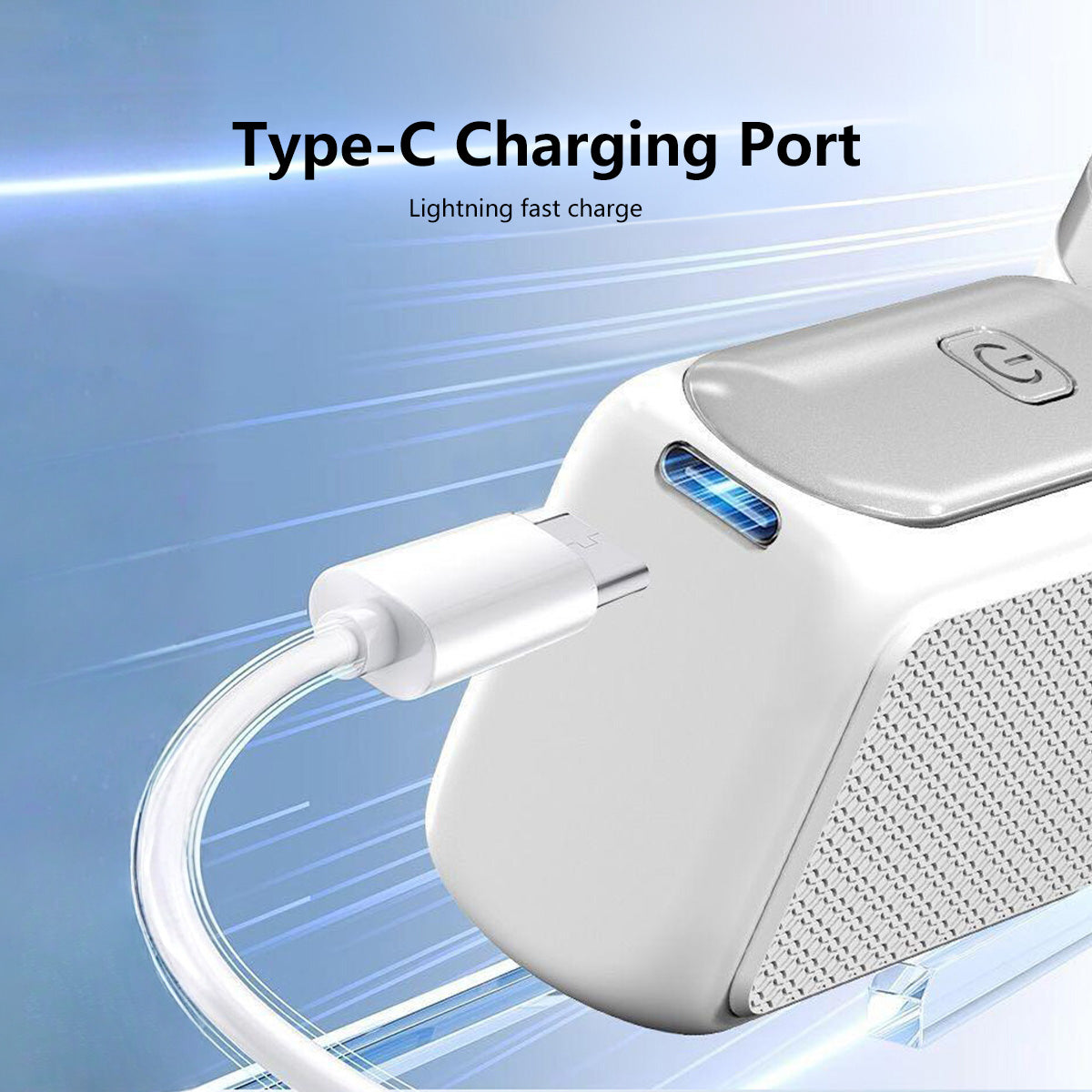 3-in-1 Cooling Fan 199-Level Cooling Portable Handheld Desktop USB Rechargeable Lanyard Easy Carry