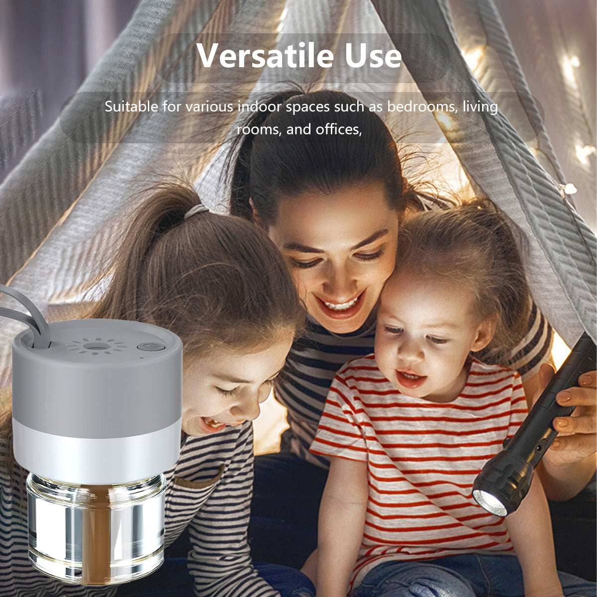 Electric Mosquito Repellent Continuous Protection Safe For All Ages No DEET No Fragrance