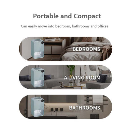 Portable Dehumidifier with LCD Display Touch Function