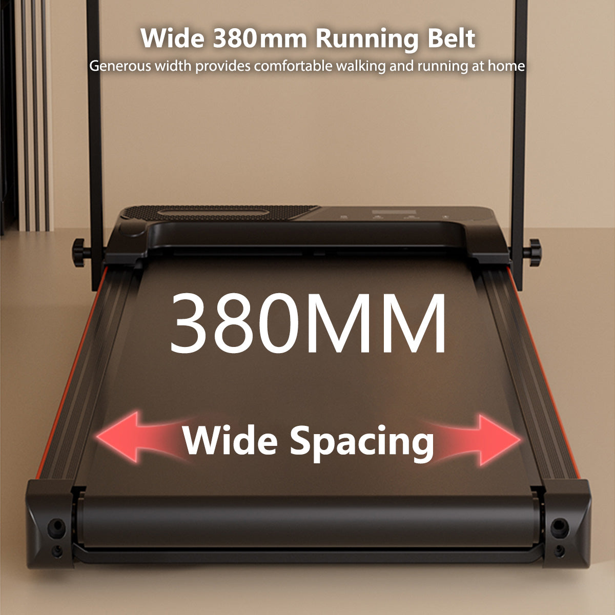 ✅2026 NEW✅ Treadmill Armrest + Slope Design Low Noise Indoor Foldable Treadmill