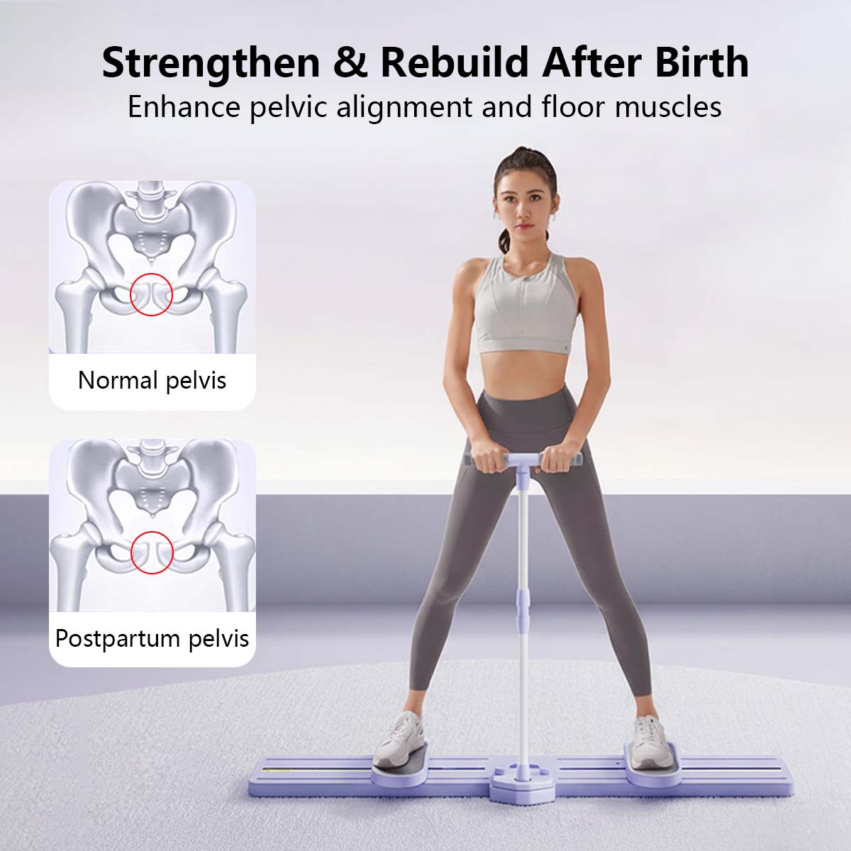 【2025 NEW】JOMO Premium Portable Ski Machine Pilates Board Home Leg Exercise/Slimming Fitness 滑雪机
