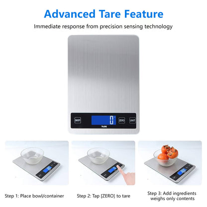 Smart Kitchen Scale Smart Unit Conversion High Precision 1g