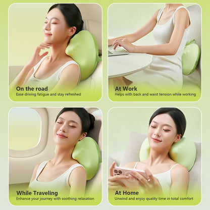 Cordless Heating Massage Pillow Kneading Pillow with Heat