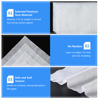 Disposable Cleaning Dry and Wet Wipes for Floor Peel and Toss Grease Duster