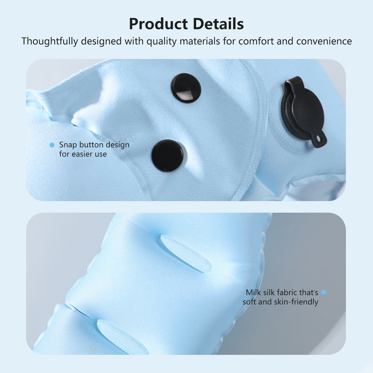 Travel Inflatable U-Shaped Pillow Portable Lightweight Travel Pillow