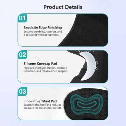 Adjustable Knee Support Brace Sport Protection Breathable Lightweight