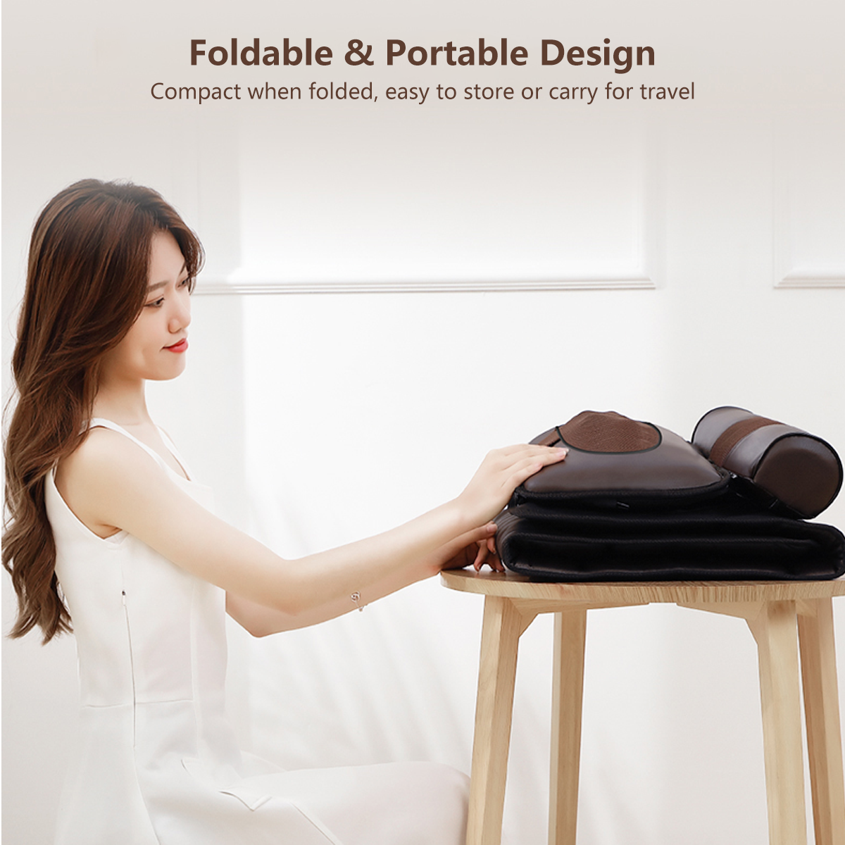 FULL BODY Multi-Functional Electric Shiatsu Back Neck Heating Massage Mattress Pad