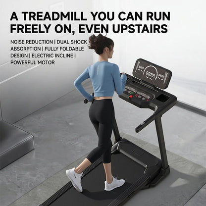 JOMO Foldable Treadmill 140kg Auto Incline Home Gym Running Fitness Quiet 跑步机