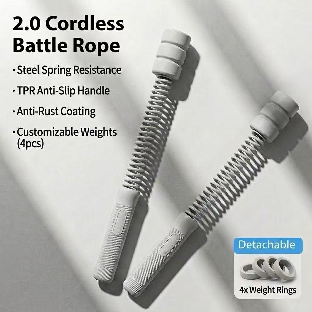 ✅SG Ready Stocks✅ JOMO Cordless Battle Rope Home Fitness Weight Loss Slimming Workout Exercise 升级版可调节无绳战绳