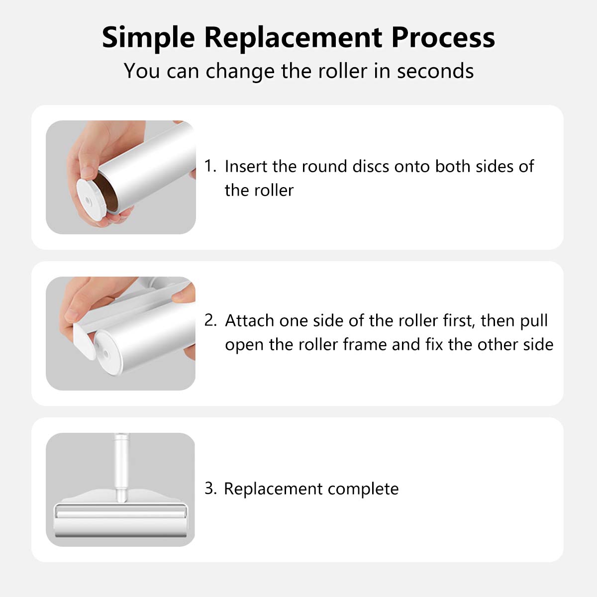 Sticky Lint Roller 24cm Wide Roller Powerful Adhesive Fiber-Friendly Design Budget-Friendly
