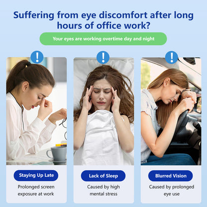 Lutein Steam Eye Mask Upgraded Lutein & Hyaluronic Acid Suitable for Eye Fatigue