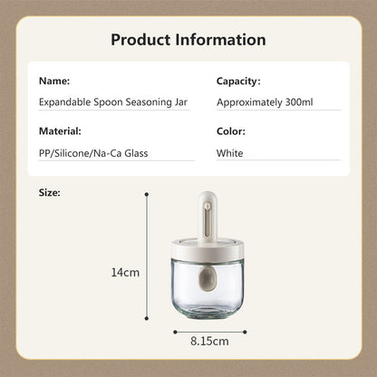 【Buy 1 Get 1 FREE at $10.90!】Expandable Spoon with Lid Seasoning Jar