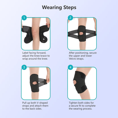 Adjustable Knee Support Brace Sport Protection Breathable Lightweight