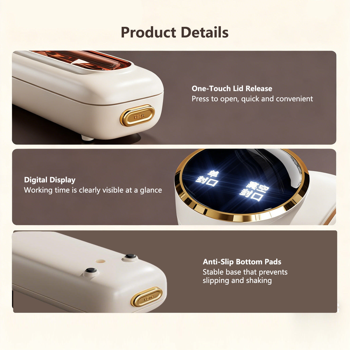 Automatic Vacuum Sealer Smart Fridge Storage Food Freshness Preserver Food Storage Saver Fast Vacuum