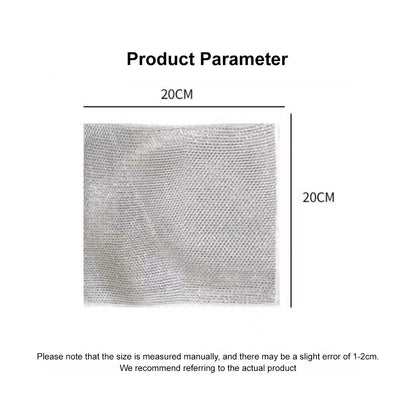 【20pcs】Multipurpose Wire Dishwashing Rags Dry and Wet Use Mesh Design