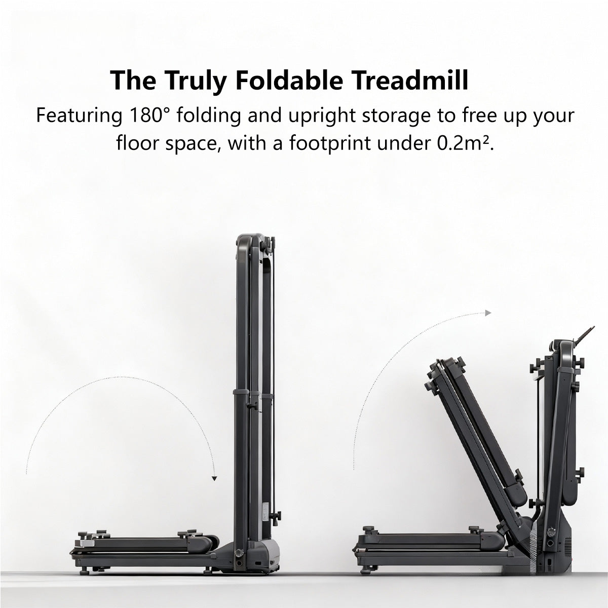 JOMO 2 in 1 Foldable Treadmill | 150kg Load | 3HP Motor | Remote Control | Home Use