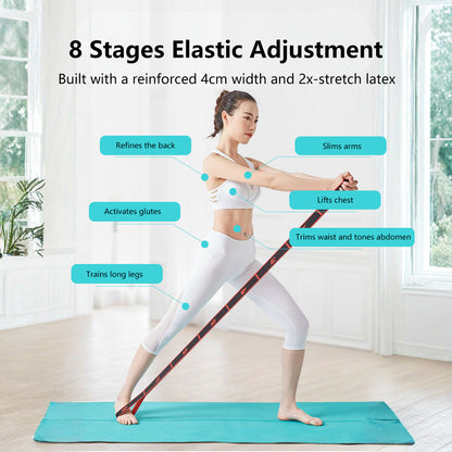 JOMO Yoga Elastic Resistance Band Full Body Workout for Glutes, Legs, Arms, Back, Yoga | JOMO Singapore