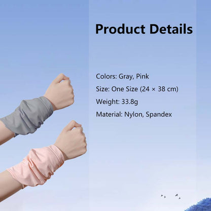 Cooling Wrist Sweatband Ice-Feel Sports Armband Quick-Dry Sweat Absorbing