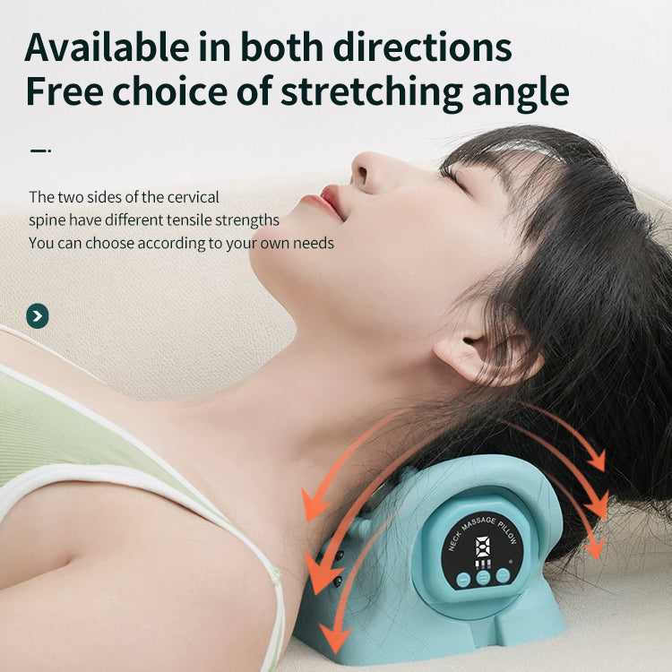 Cervical Massage Pillow Silicone Neck Massager Heat Therapy Pillow