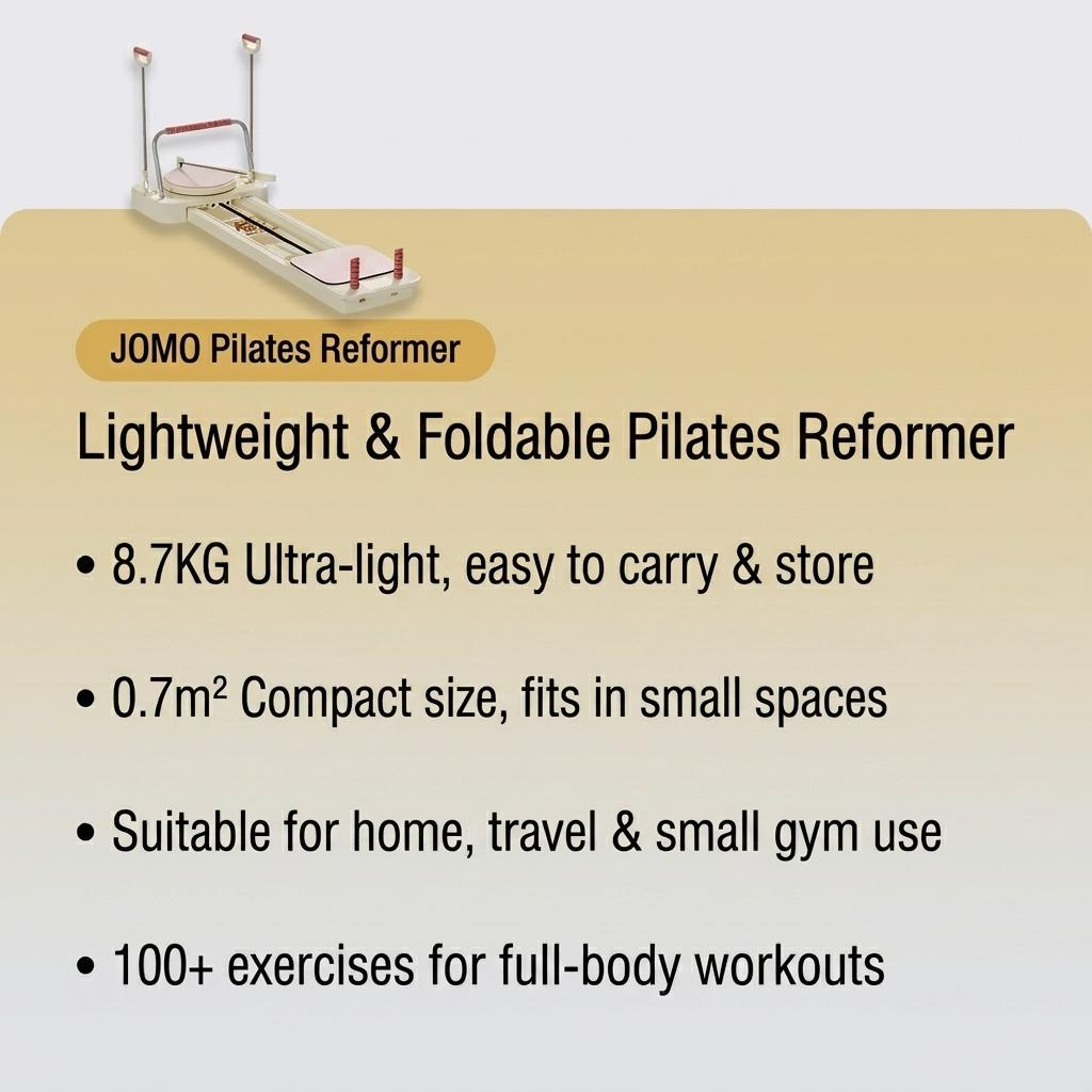 ✅SG Ready Stocks✅JOMO Foldable Pilates Reformer Multifunctional Ski Board Home Slimming Fitness Equipment