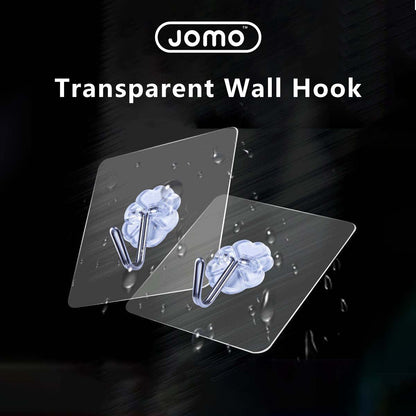 Transparent Wall Hook Adhesive PVC Wall-mounted Hook Hanger