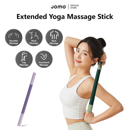 Extended Yoga Massage Stick Muscle Relaxation Non-Slip Handle Yoga Stick