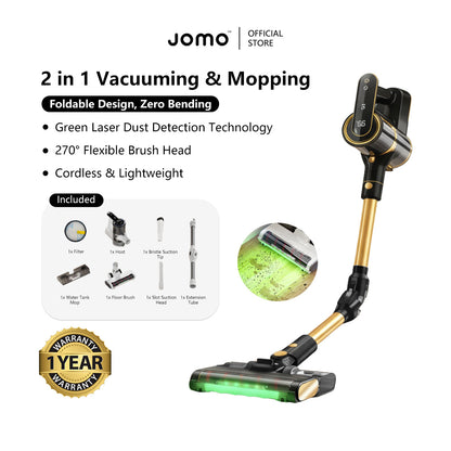 JOMO 2 in 1 Vacuuming & Mopping Vacuum 20000pa Suction Power 270° Swivel