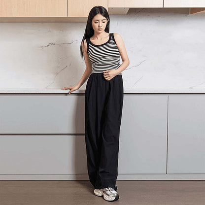 Straight-Leg Yamamoto Pants