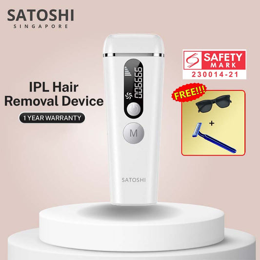 SATOSHI Premium IPL Hair Removal Device Painless Hair Removal Laser Full Body Hair Removal Pain-Free