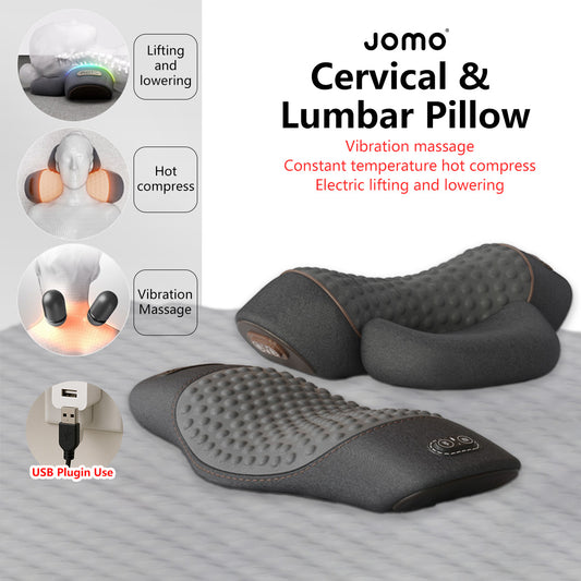 JOMO Cervical Pillow with Massage + Hot Compress