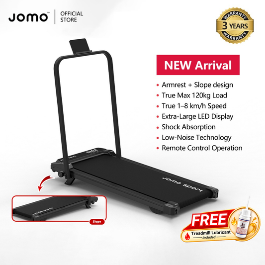 New Treadmill with Slope Design + Upgraded Shock Absorption Low