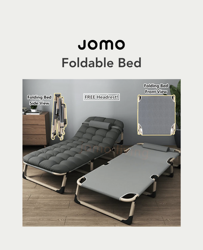Japanese Portable Folding Bed Single Bed 75cm Wide Surface Lightweight Bed | JOMO Singapore