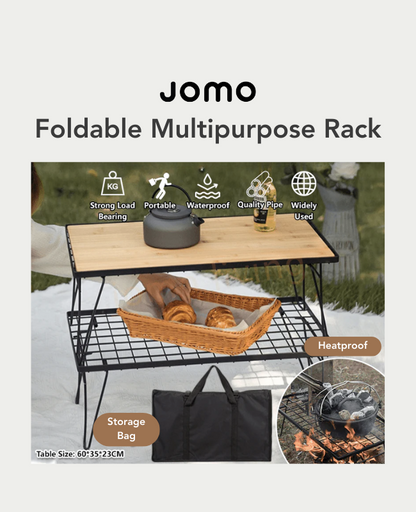 Foldable Multipurpose Rack Stacking Table Camping Table Folding Table