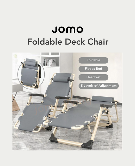 Folding Chair Office Home Reclining Chair Leisure Nap Bed Portable Balcony Beach Deck Chair