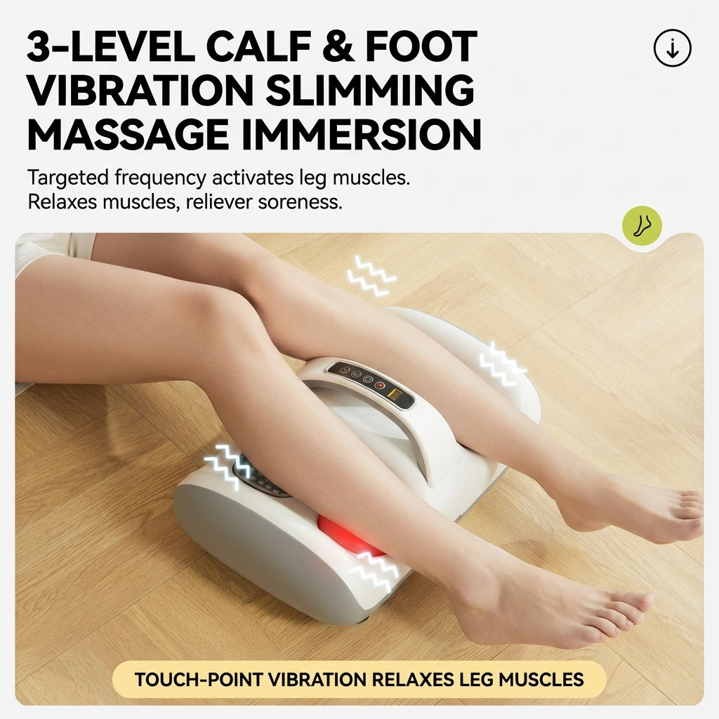 JOMO Vibration and Knead Heated Foot Leg Massager Relaxation 腿部按摩器 Gift Idea