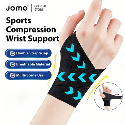 JOMO Compression Wrist Support Brace Breathable Adjustable Carpal Tunnel 护腕带 | JOMO Singapore