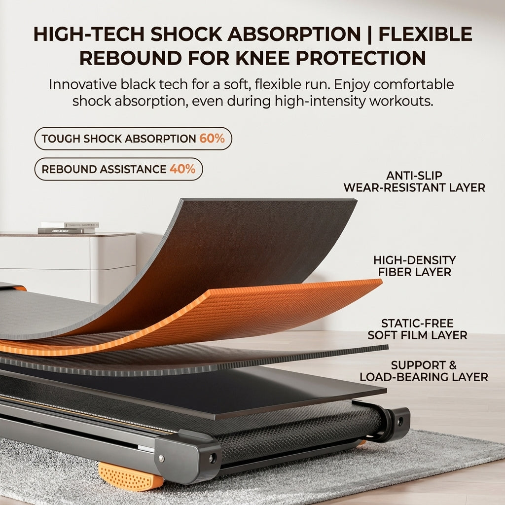 ✅2026 NEW✅JOMO Foldable Treadmill 150kg Load Quiet Running Home Gym Fitness Incline 跑步机